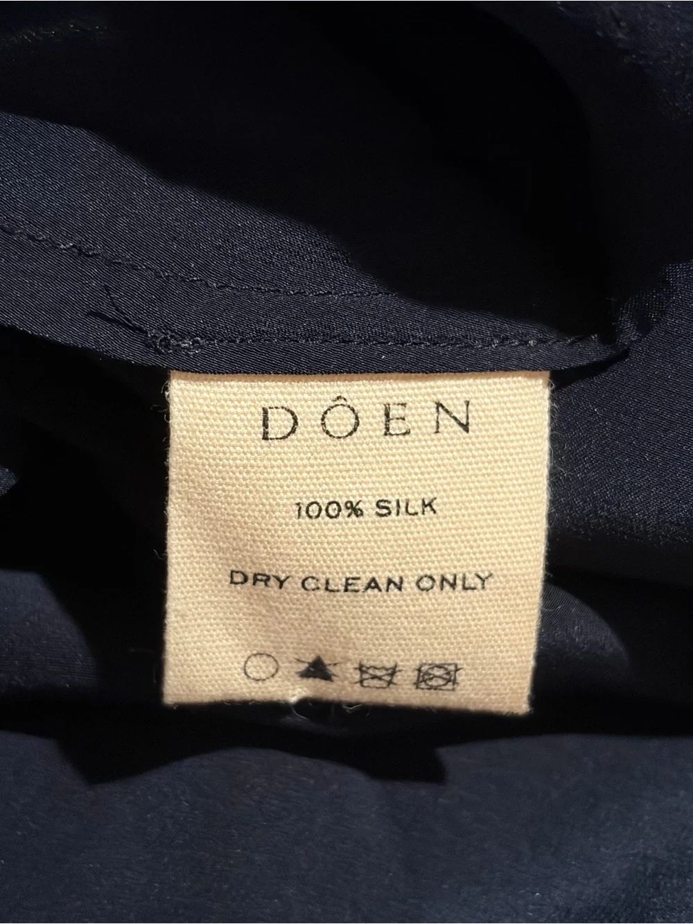 Doen Obelia Dress in Deep Navy - Picture 10 of 11